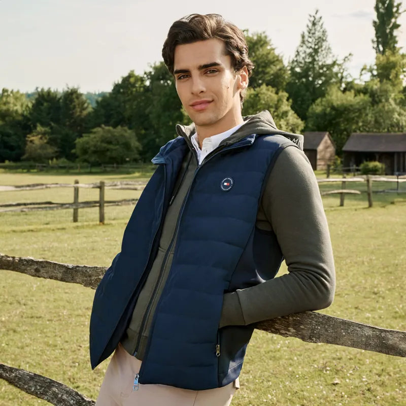 Tommy Hilfiger Lewis Mens Quilted Gilet - Desert Sky