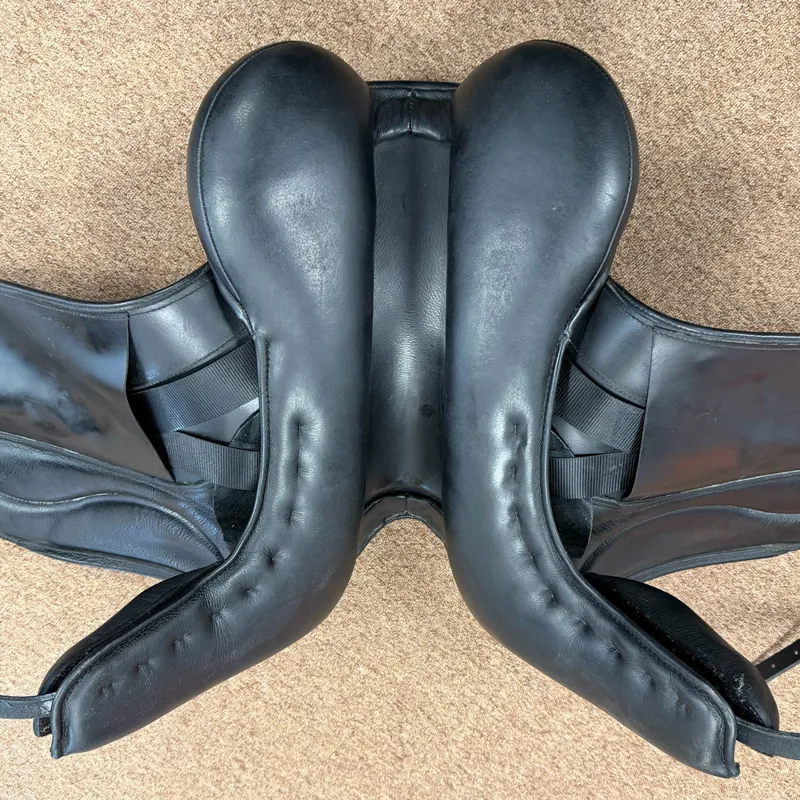 Optimum Performance Monoflap Dressage Saddle - Black 18in MW-5