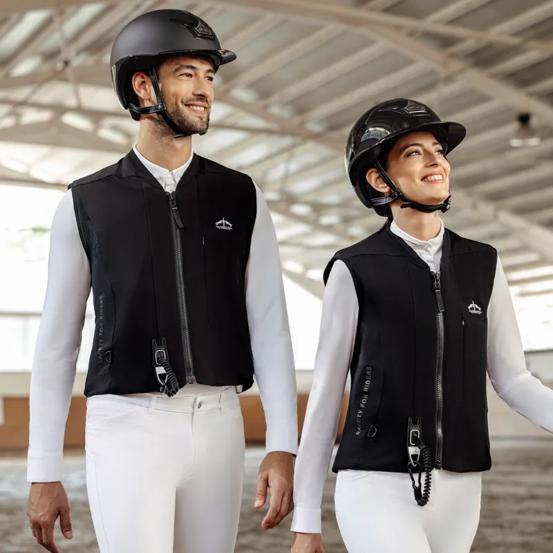 Veredus Vita Vest Adults Air Vest with Back Protector - Black-1