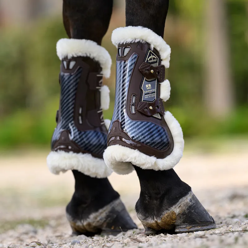 Veredus Carbon Gel Absolute Save The Sheep Tendon Boots - Brown-1