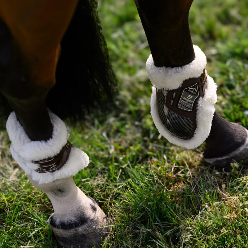 Veredus Carbon Gel Absolute Save The Sheep Fetlock Boots - Brown-2
