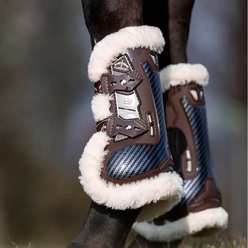 Veredus Carbon Gel Absolute Save The Sheep Tendon Boots - Brown-3