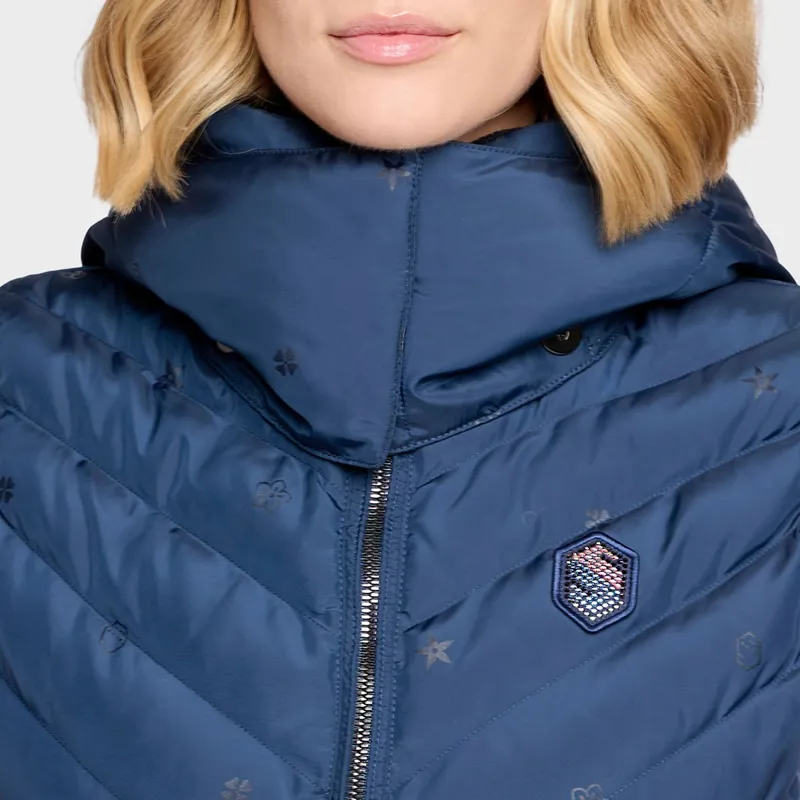 Samshield Chamonix Emblem Edition Womens Quilted Gilet - Galactic Blue Pre-Order-2