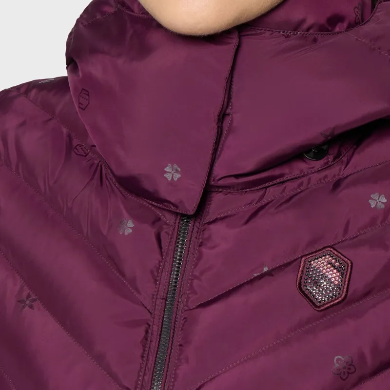 Samshield Chamonix Emblem Edition Womens Quilted Gilet - Plum Pre-Order-2