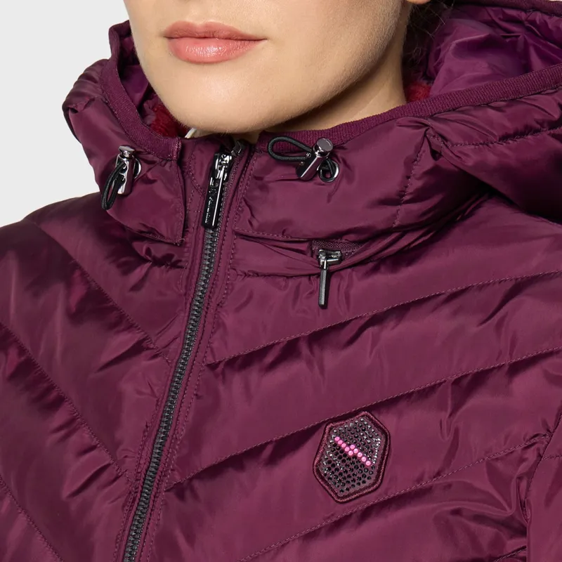 Samshield Courchevel Womens Puffer Jacket - Plum Pre-Order-2
