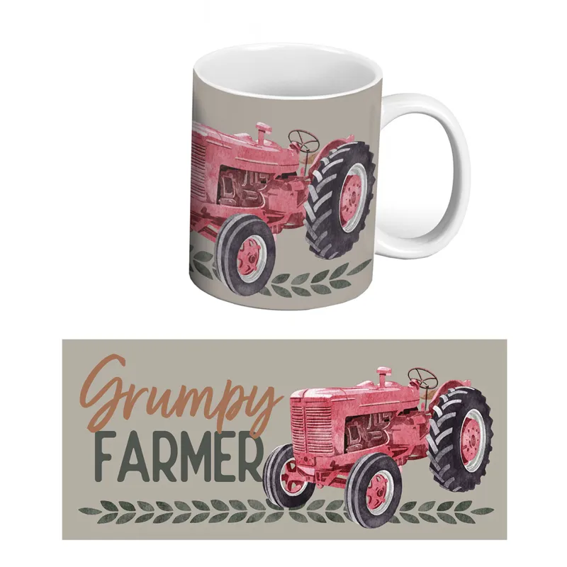 Vivid Squid Ceramic Mug - Grumpy Farmer