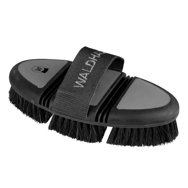 Waldhausen Flex Washing Brush with Sponge - Black/Grey-1