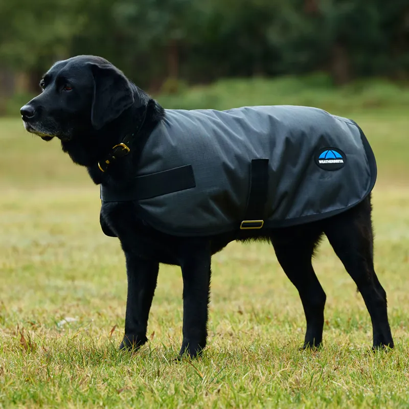 WeatherBeeta ComFiTec Classic Waterproof Dog Coat - Charcoal-1