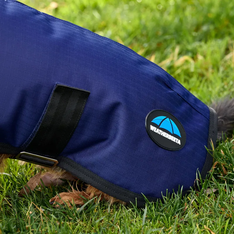 WeatherBeeta ComFiTec Classic Waterproof Dog Coat - Navy-3