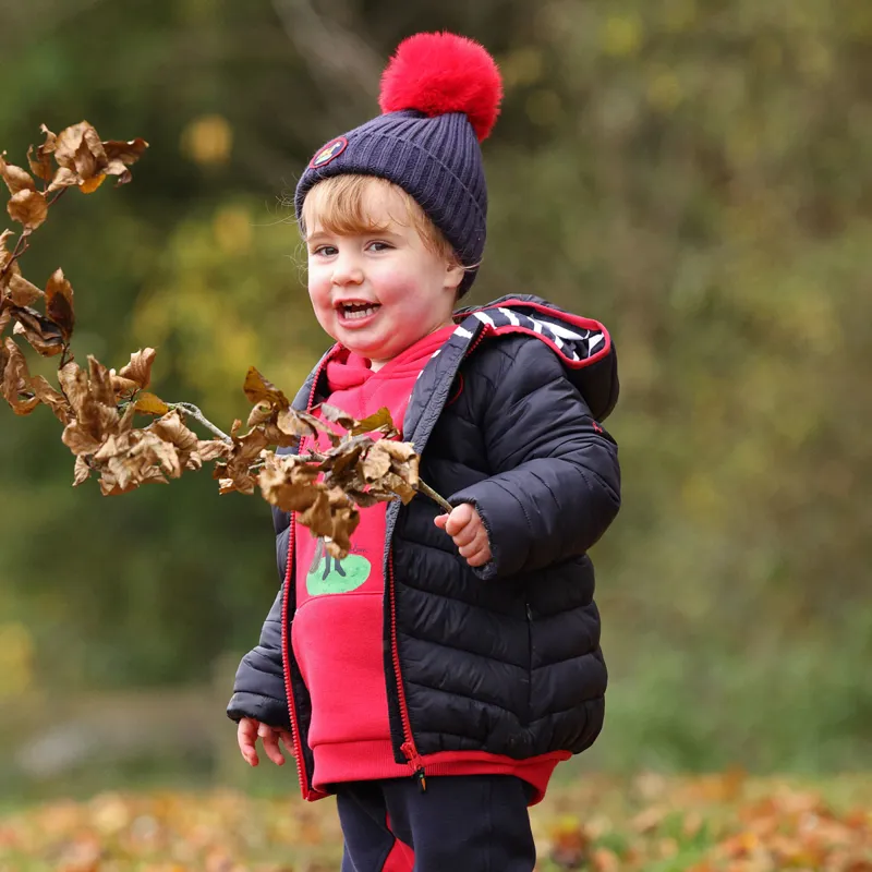 Winnie and Me Junior Padded Coat - Navy-1