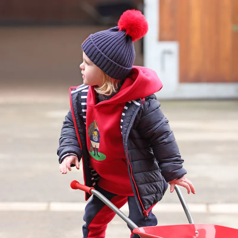 Winnie and Me Junior Padded Coat - Navy-3