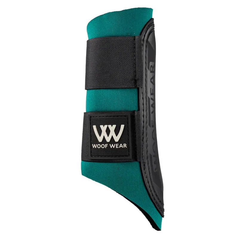 Woof Wear Club Brushing Boots - British Racing Green/Black