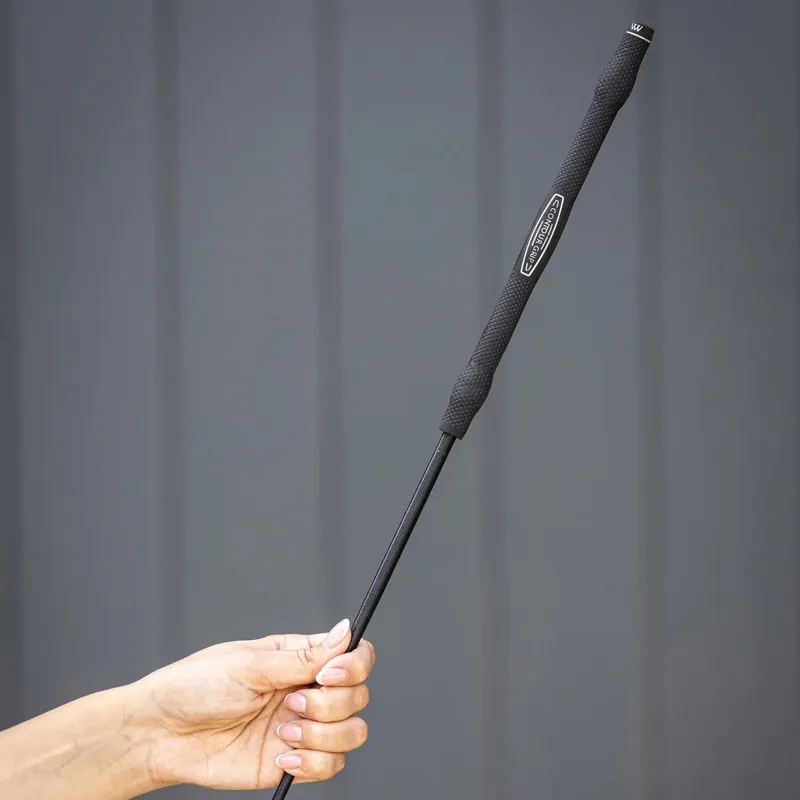 Woof Wear Contour Dressage Whip - Black-1