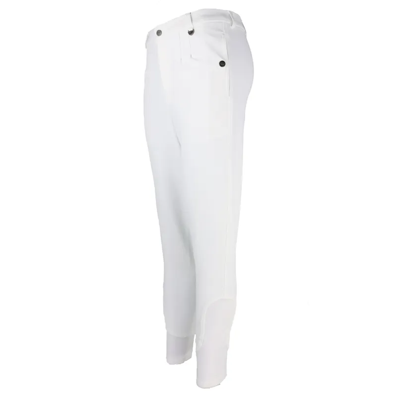 Woof Wear Original Knee Grip Mens Competition Breeches - White