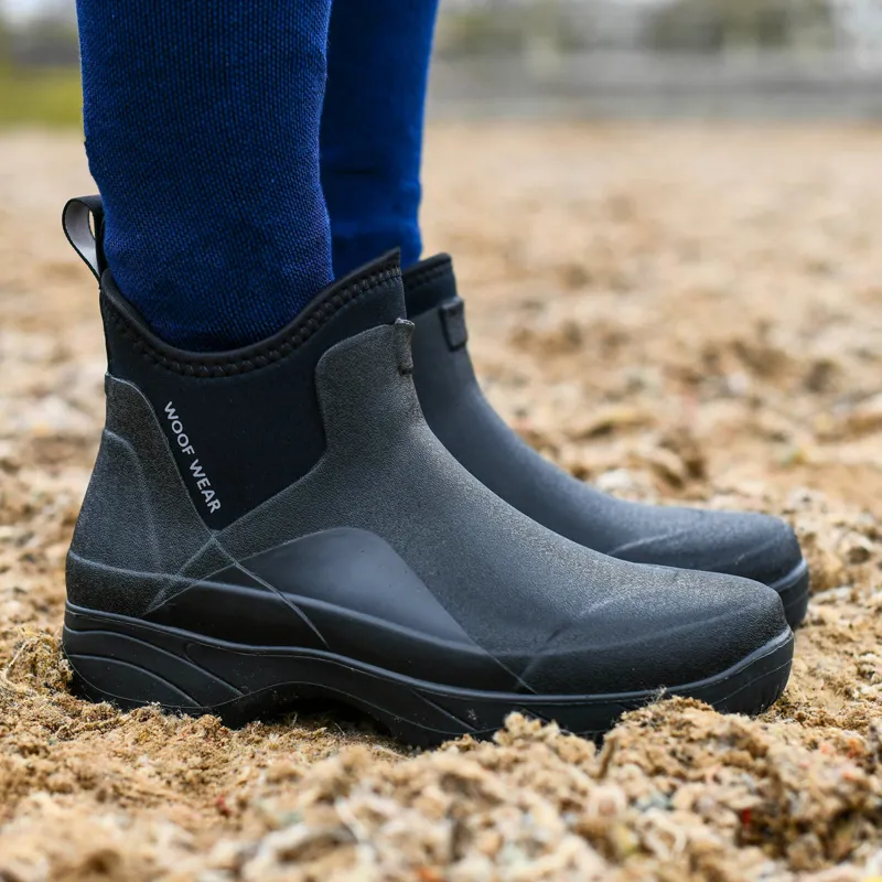 Woof Wear Short Work Boots - Black-3