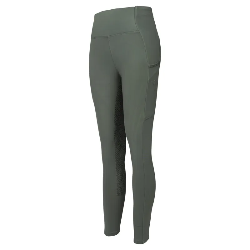 Woof Wear Original Full Grip Womens Riding Tights - Sage Green