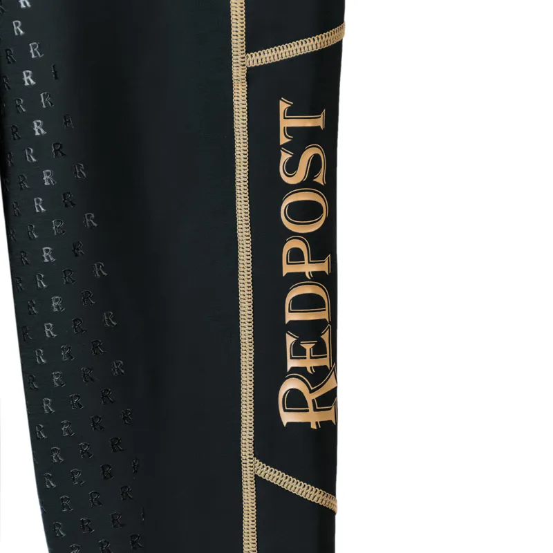 Redpost Adapt Full Grip Junior Riding Tights - Black Shadow-2