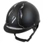 Antares Galaxy Crystal Strip Riding Hat - Black/Black