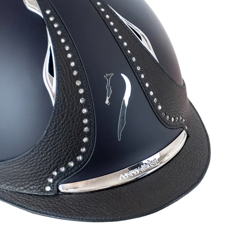 Antares Galaxy Crystal Strip Riding Hat - Blue/Blue-4