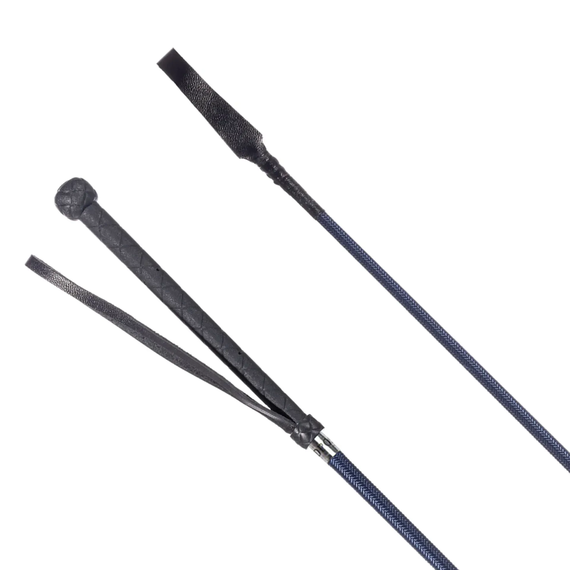Redpost Braided Everyday Riding Whip - Navy