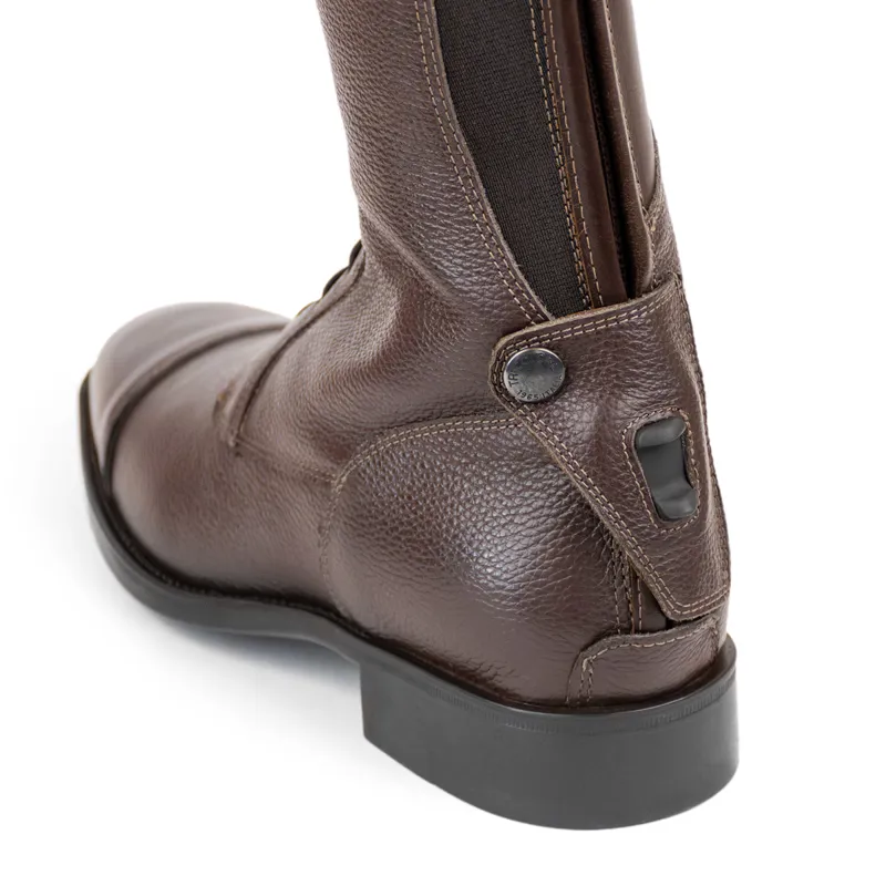 DeNiro Salentino Regal Laced Boots with Zip Guards - Quick Brown/Brown-3