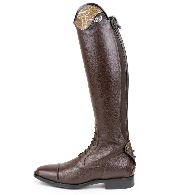 DeNiro Salentino Regal Laced Boots with Zip Guards - Quick Brown/Brown-5