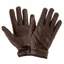 Equetech Adults Leather Show Gloves - Brown