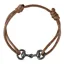 HV Polo Kate Small Bit Bracelet - Brown/Steel