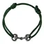 HV Polo Kate Small Bit Bracelet - Dark Green/Steel