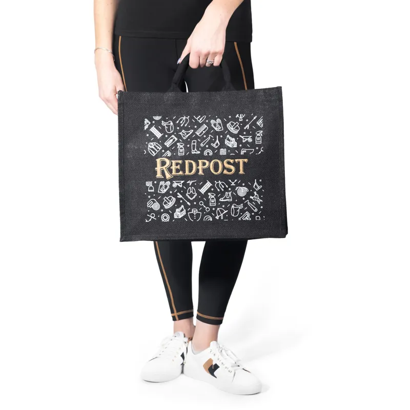 Redpost Original Jute Bag - Black-3