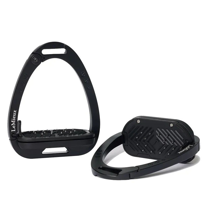 LeMieux Vector Control Flat Safety Stirrups - Black
