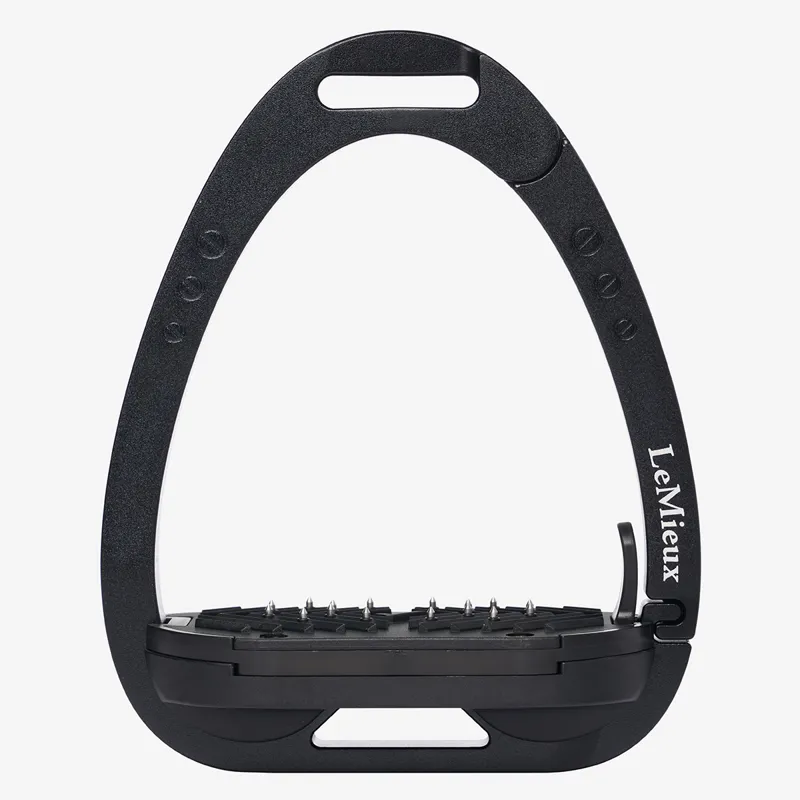 LeMieux Vector Control Flat Safety Stirrups - Black-3