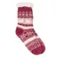 Platinum House Womens Sherpa Socks - Burgundy