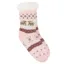 Platinum House Womens Sherpa Socks - Pink