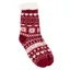 Platinum House Womens Sherpa Socks - Red