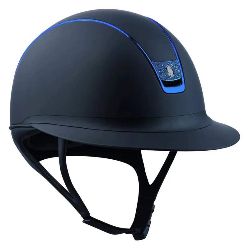 Samshield Miss Shield Shadowmatt 2.0 Crystal Blason Hat - Blue/Blue
