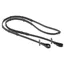 Equipe Emporio Rubber Grip Leather Taquet Billet Reins - Black/Silver