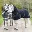 Rhinegold Fixed Neck Fleece Rug - Grey Stripe