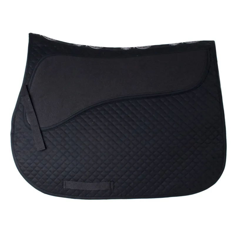 Rhinegold Pressure Pad Saddlecloth - Black