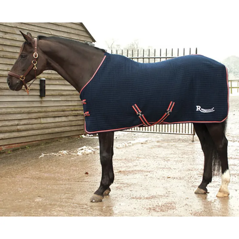 Rhinegold Premium Tech Celltex Cooler Rug - Navy-1