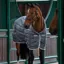 Rhino Original Vari-Layer 450g Stable Rug - Charcoal Grey/White/Grey