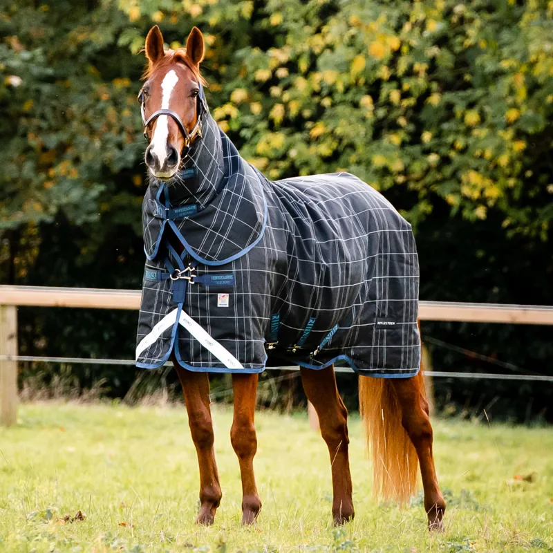 Rhino Plus Reflectech 250g Vari-Layer Turnout Rug - Navy/Indigo-4