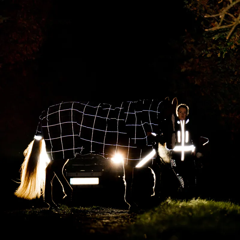 Rhino Plus Reflectech 250g Vari-Layer Turnout Rug - Navy/Indigo-1