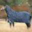 Rhino Plus Vari-Layer 250g Turnout Rug - Navy Check/Teal