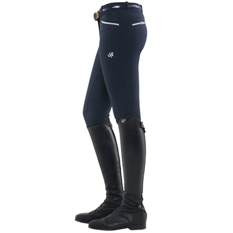 Spooks Ricarda Full Grip Ladies Breeches - Navy