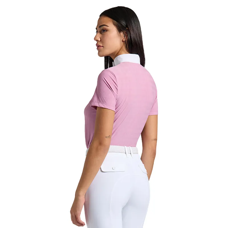Riders Gene Jacquard Jersey Ladies Show Shirt - Mauve Orchid-1