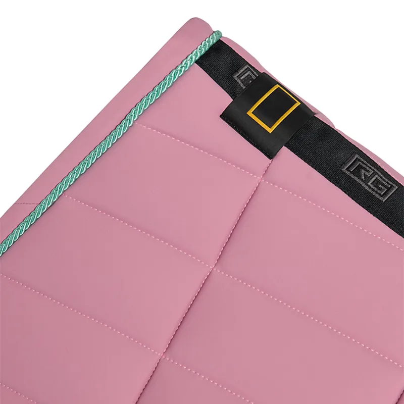 Riders Gene Jersey Jump Saddlecloth with Trim - Mauve Orchid-2