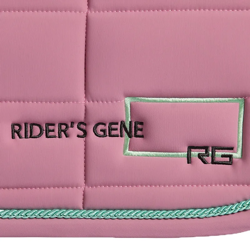 Riders Gene Jersey Jump Saddlecloth with Trim - Mauve Orchid-1