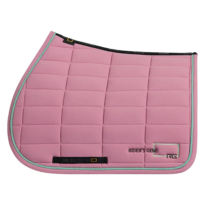 Riders Gene Jersey Jump Saddlecloth with Trim - Mauve Orchid