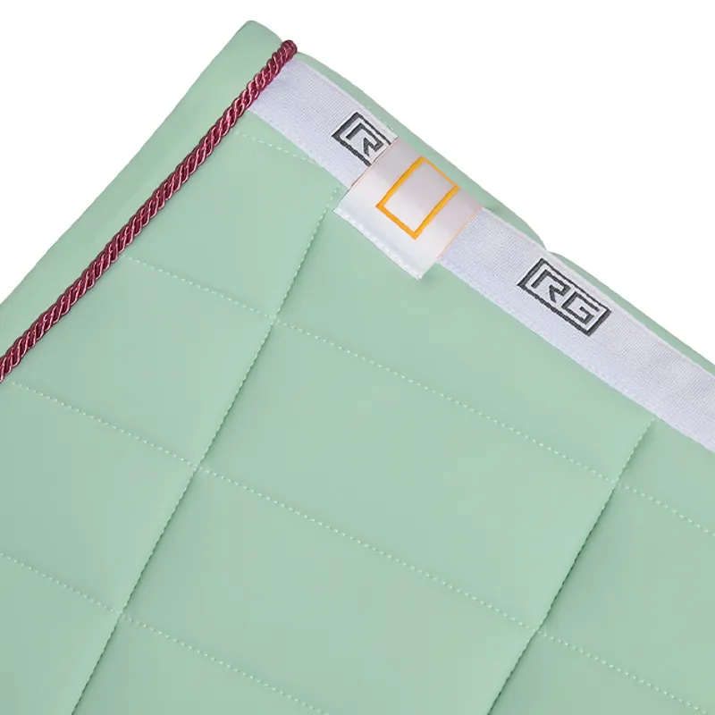 Riders Gene Jersey Jump Saddlecloth with Trim - Meadow Green-2